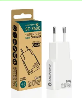 Alternative view of everActive зарядно SUPER SLIM QC 3 .0 SC-340Q