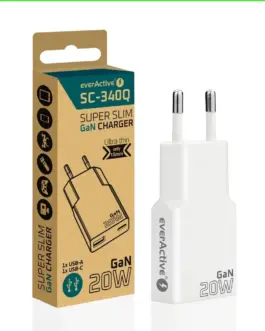 Alternative view of everActive зарядно SUPER SLIM QC 3 .0 SC-340Q