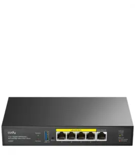 Cudy AP Controller 2-in-1 SMB Router / AP Controller 1 Gigabit Ethernet + 4 Gigabit PoE+ PSE Por + 1