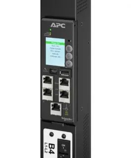 Alternative view of APC Rack PDU Advanced, Switched Meteчервен Outlet, 17.3kW, 3PH, 415V, 30A, 530P6, 48 Outlet