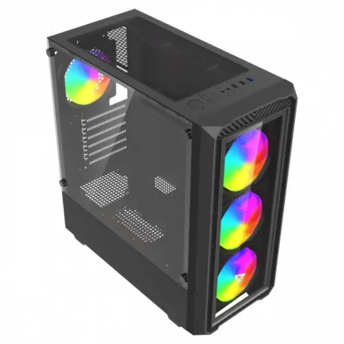 Alternative view of Savio Case X1 NOCTIS GLASS RGB