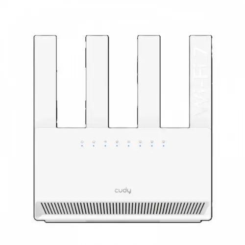 Cudy Router WR3600 BE3600 Gigabit Dual Band Wi-Fi 7 Router 4 x 10/100/1000Mbps Ports 4 x 5dBi fixed antennas WiFi router/AP/ Repeater/