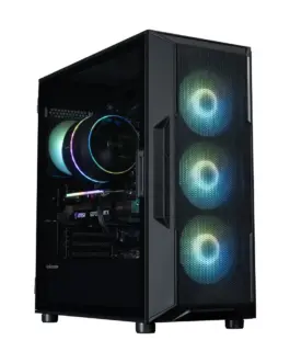 Zalman кутия за компютър I3 NEO V2 Mid Tower ARGB fan x4 черен