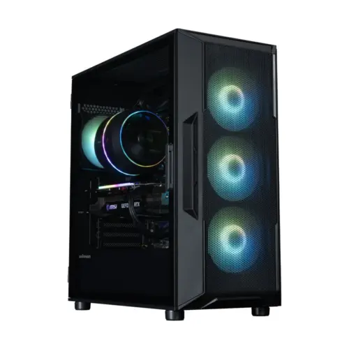 Zalman кутия за компютър I3 NEO V2 Mid Tower ARGB fan x4 черен