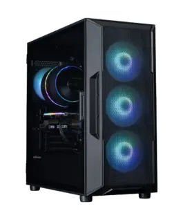 Alternative view of Zalman кутия за компютър I3 NEO V2 Mid Tower ARGB fan x4 черен