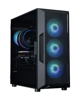 Alternative view of Zalman кутия за компютър I3 NEO V2 Mid Tower ARGB fan x4 черен