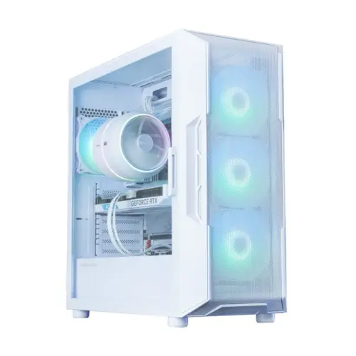 Zalman кутия за компютър I3 NEO V2 Mid Tower ARGB fan x4 бял