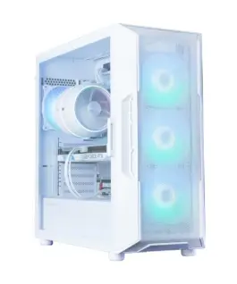 Alternative view of Zalman кутия за компютър I3 NEO V2 Mid Tower ARGB fan x4 бял