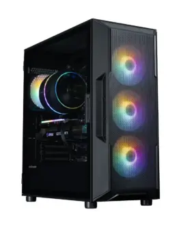 Zalman кутия за компютър I3 NEO V2 Mid Tower RGB fan x4 черен
