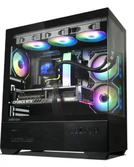 Alternative view of Zalman кутия за компютър CHRONIX V2 Mid Tower ARGB fan x3 черен