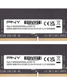 PNY памет за лаптоп 16GB DDR4 2666 2x8GB MN16GK2D42666