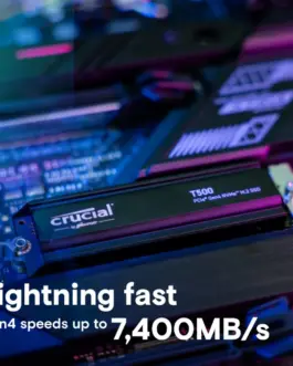 Alternative view of Crucial SSD T500 4TB M.2 NVMe 2280 PCIe 4.0 7000/6900 Radiator