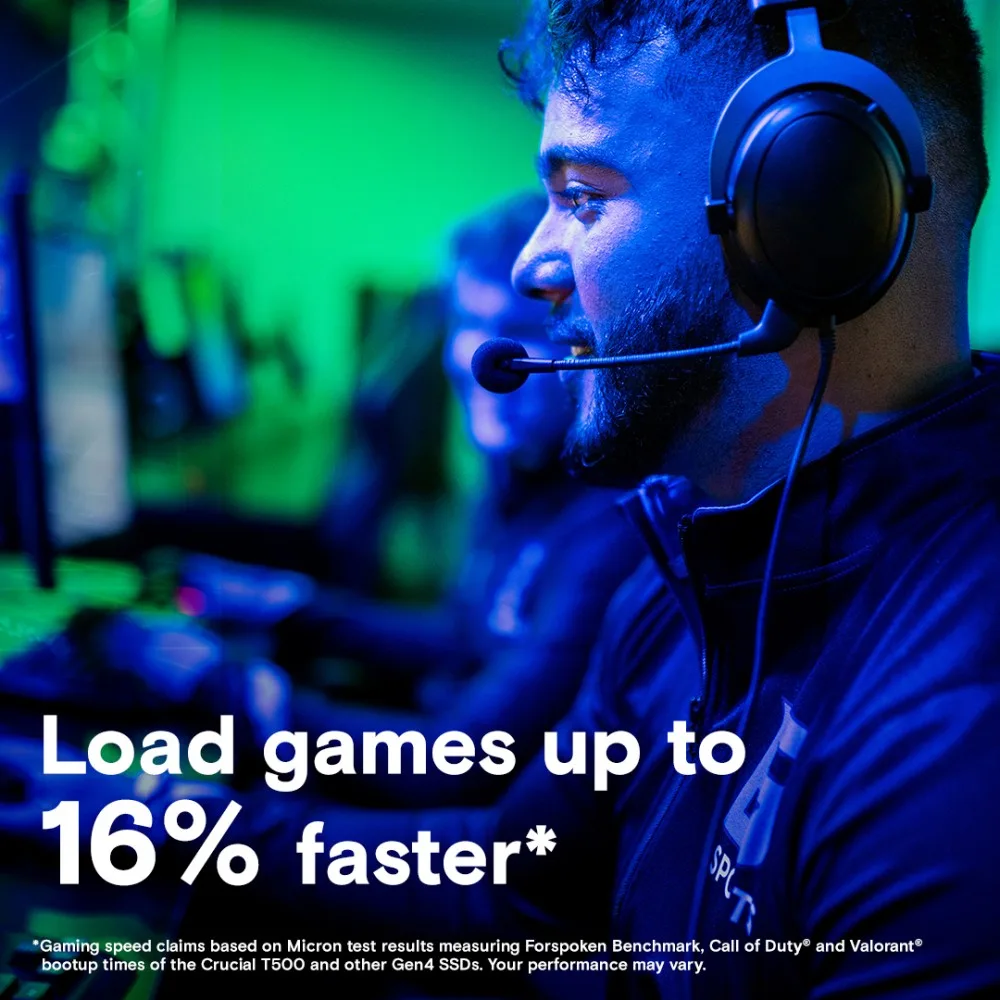 Crucial SSD T500 4TB M.2 NVMe 2280 PCIe 4.0 7000/6900 Radiator - Image 4