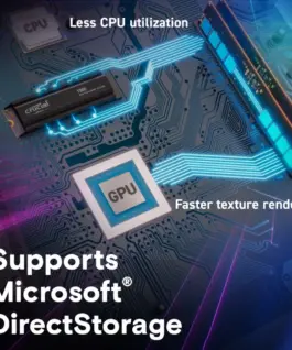 Crucial SSD T500 4TB M.2 NVMe 2280 PCIe 4.0 7000/6900 Radiator