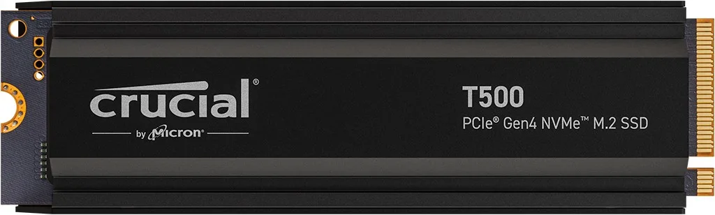 Crucial SSD T500 4TB M.2 NVMe 2280 PCIe 4.0 7000/6900 Radiator