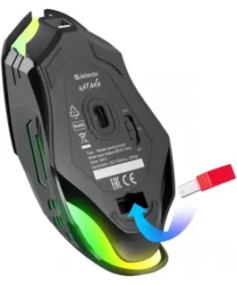 Defender Gaming wireless мишка Katana GM-511 3200 DPI черен