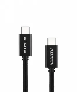 Adata кабел USB-C to USB-C 2.0/100W 100cm черен