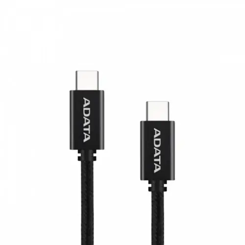 Adata кабел USB-C to USB-C 2.0/100W 100cm черен