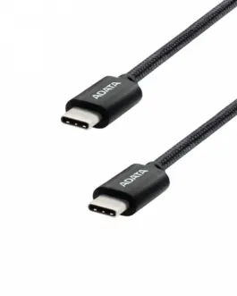 Alternative view of Adata кабел USB-C to USB-C 2.0/100W 100cm черен