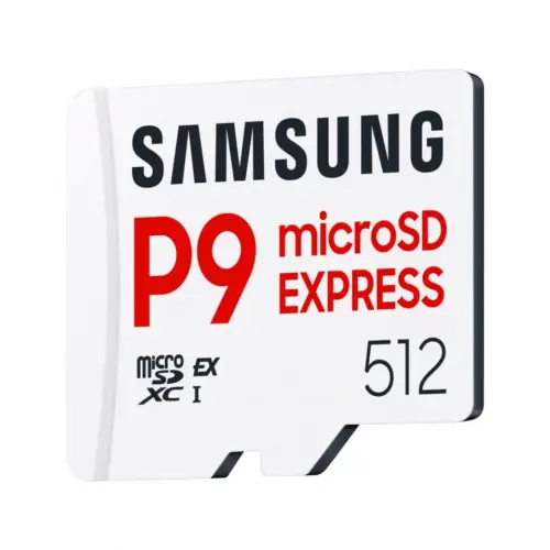 Alternative view of Samsung microSD card P9 Express MB-MK512T/WW