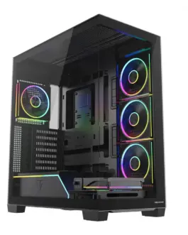 MODECOM Case VOLCANO STELLAR PLUS ARGB MIDI 5F черен