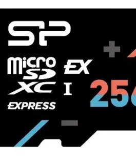 Silicon Power памет card microSDXC 256GB Express 7.1 PCIe Gen 3x1 NVMe 880MB/s