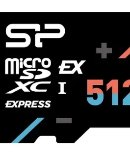Silicon Power памет card microSDXC 512GB Express 7.1 PCIe Gen 3x1 NVMe 880MB/s