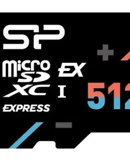 Silicon Power памет card microSDXC 512GB Express 7.1 PCIe Gen 3x1 NVMe 880MB/s