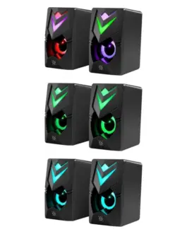 Alternative view of Defender PC speakers J4 2.0 6W LED USB черен