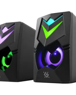 Defender PC speakers J4 2.0 6W LED USB черен