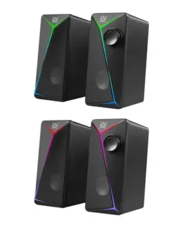 Alternative view of Defender PC SPEAKERS J5 2.0 6W L ED USB черен