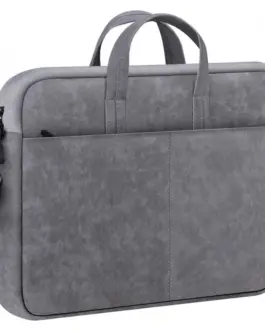 Defender Лаптоп BAG LEATHER 15 6 сив