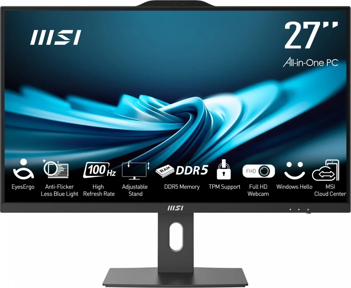 MSI Компютър All-in-One PRO AP272P 14M-495EU WIN11PRO/IC7-14700/16GB/1TB/UMA/27 inches