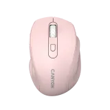 Безжична мишка Canyon 6 buttons wireless 2.4Ghz mouse, MX8650A Sensor, DPI up to 1600,Injection case, 3 M life times left and right switches, 2xAAA battery, ABS material. Size: 105x71x40mm, Weight: 59g, Pink - Image 30