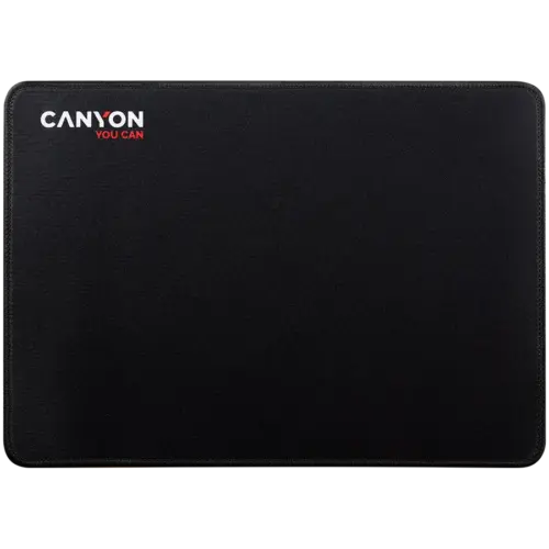 CANYON MP-4 Mouse pad350X250X3MMMultipandexfully black with our logo (non gaming)blister