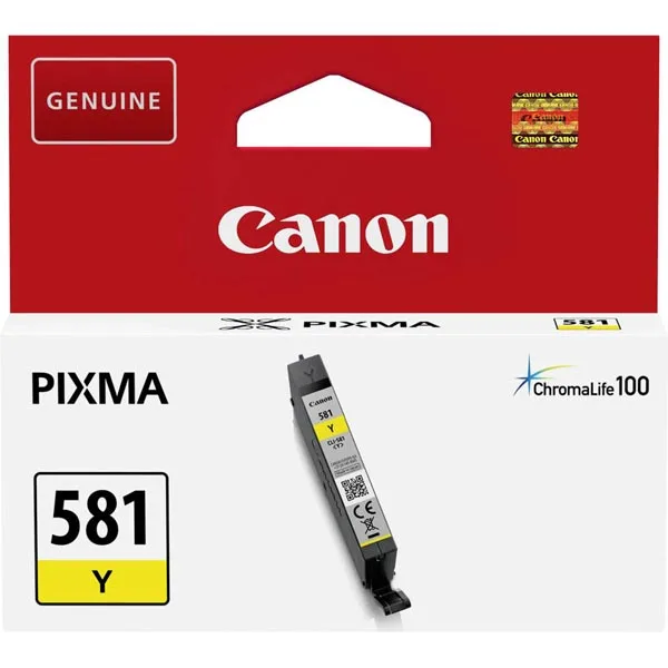 ГЛАВА ЗА CANON PIXMA TR 7550/8550/TS 6150/6151/8150/8151/8152/9150/9155 - Yellow - ink tank - /581/ - CLI-581Y (CLI581Y