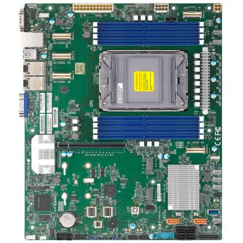 Дънна платка Supermicro mainboard server MBD-X12SPO-NTF-O ATX Intel C621A controller for 10 SATA3 (6 Gbps) ports; RAID 0