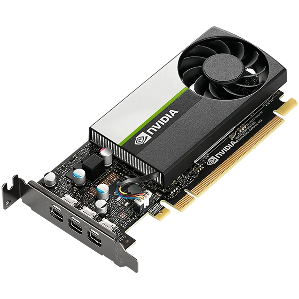 Видео карта PNY NVIDIA T400 2 GB GDDR6 64-bit PCIEx16 3.0 mini DP 1.4 x3 Active cooling LP
