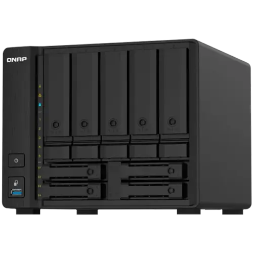 Мрежов сторидж QNAP 9-Bay NAS AL324 64-bit quad-core 1.7GHz 4GB DDR4 SODIMM RAM 2 x 10GbE SFP+ LAN 2 x 2.5GbE (2.5G/1G)