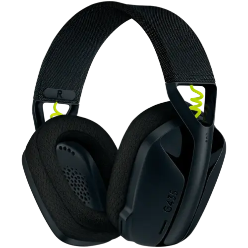Геймърски слушалки LOGITECH G435 LIGHTSPEED Wireless Gaming Headset - BLACK