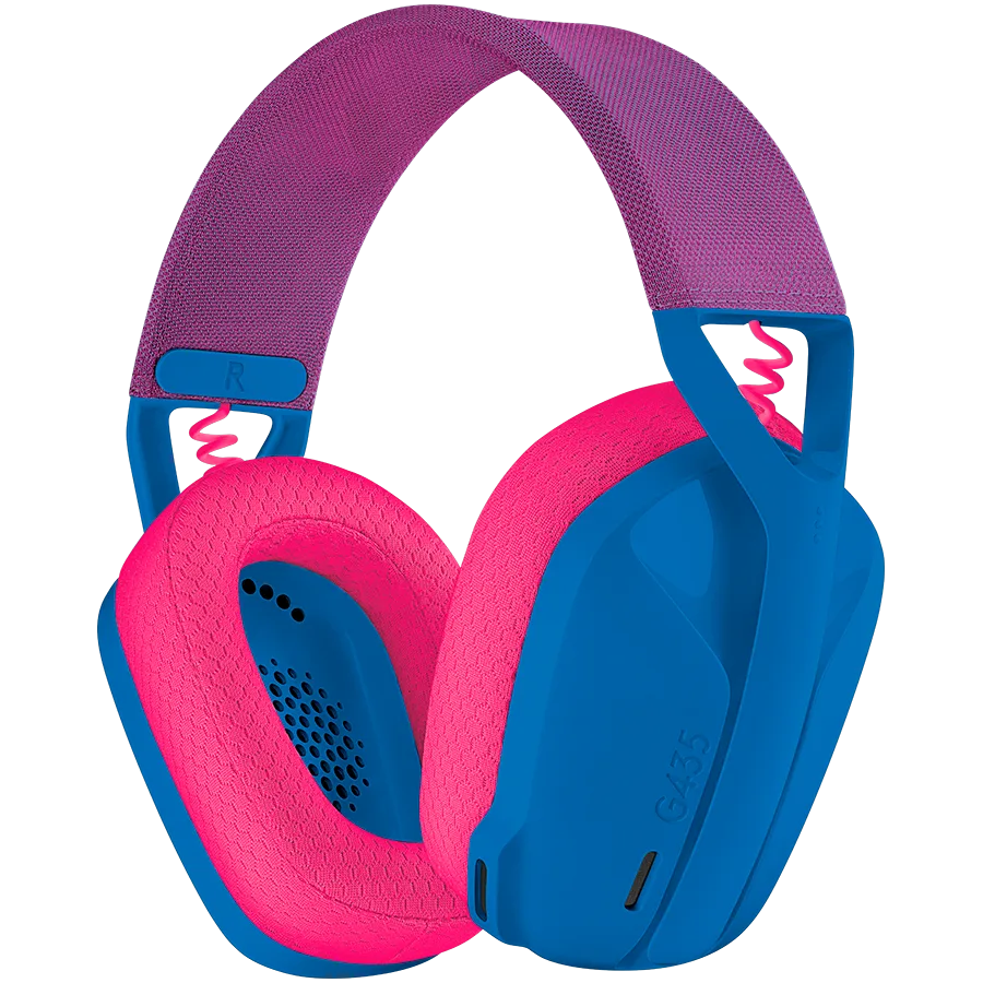 Геймърски слушалки LOGITECH G435 LIGHTSPEED Wireless Gaming Headset - BLUE