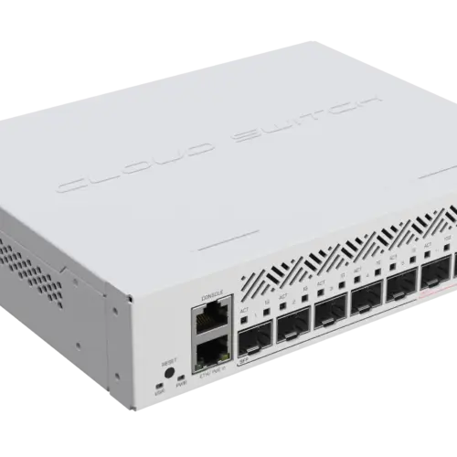 Комутатор MikroTik CRS310-1G-5S-4S+IN с 5 SFP и 4 SPF+ порта