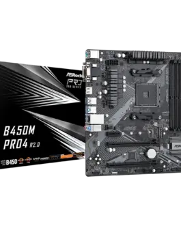 Дънна платка ASROCK B450M Pro4 R2.0 mATX AM4 DDR4