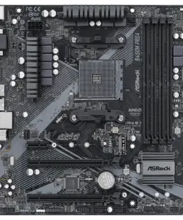 Alternative view of Дънна платка ASROCK B450M Pro4 R2.0 mATX AM4 DDR4