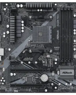 Alternative view of Дънна платка ASROCK B450M Pro4 R2.0 mATX AM4 DDR4