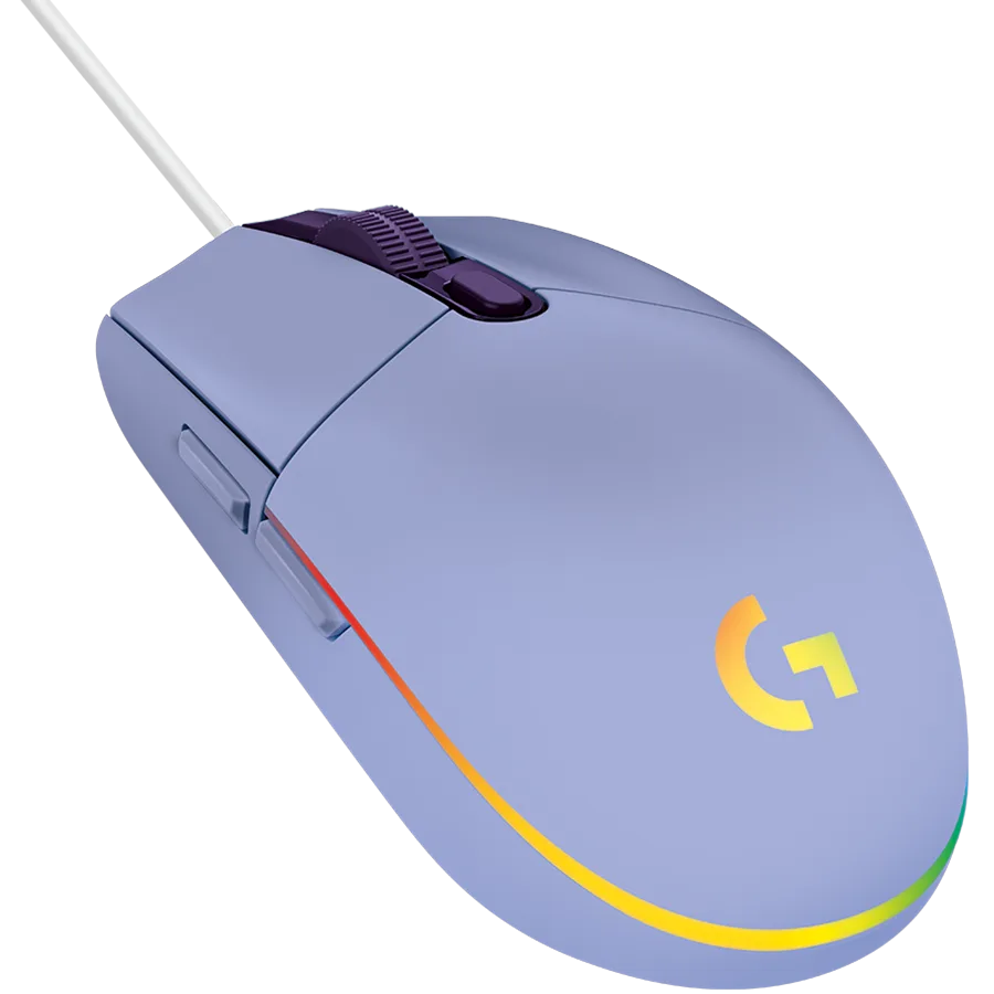 Геймърска мишка LOGITECH G102 LIGHTSYNC Corded Gaming Mouse - LILAC - USB - EER - Image 50