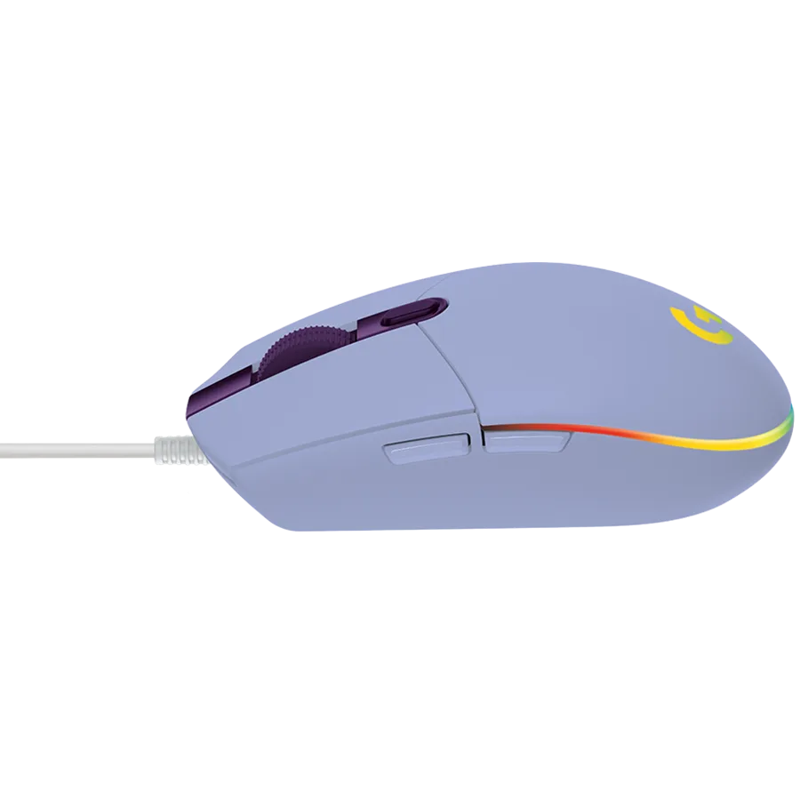 Геймърска мишка LOGITECH G102 LIGHTSYNC Corded Gaming Mouse - LILAC - USB - EER - Image 56