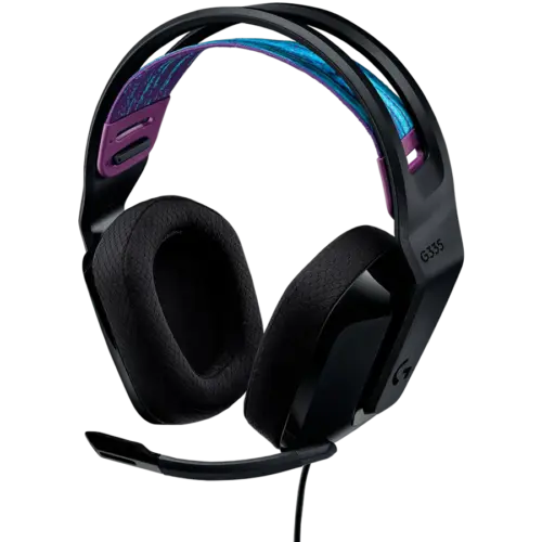 Геймърски слушалки LOGITECH G335 Wired Gaming Headset - BLACK - 3.5 MM