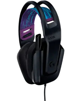 Alternative view of Геймърски слушалки LOGITECH G335 Wired Gaming Headset - BLACK - 3.5 MM