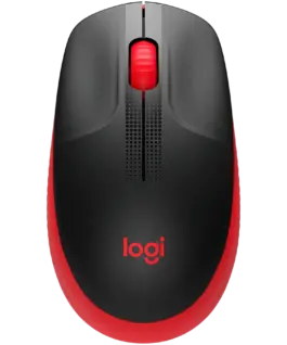 Безжична мишка LOGITECH M190 Wireless Mouse - RED